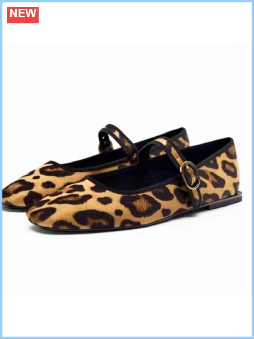 Suede Mary Jane Flats Round Toe Adjustable Buckle Casual Ballet Shoes